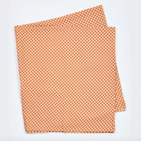 BONNIE AND NEIL TABLE CLOTH: TINY CHECKERS TAN