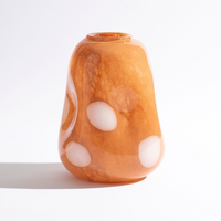 BEN DAVID BY KAS SPOTS VASE: LRG/ PEACH