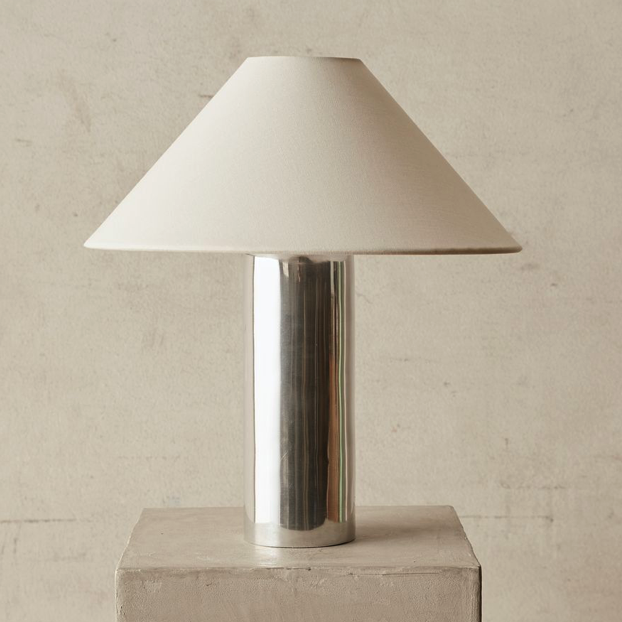 MCMULLIN & CO THEO LAMP: CHROME