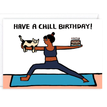 WRAP HAVE A CHILL BIRTHDAY CARD