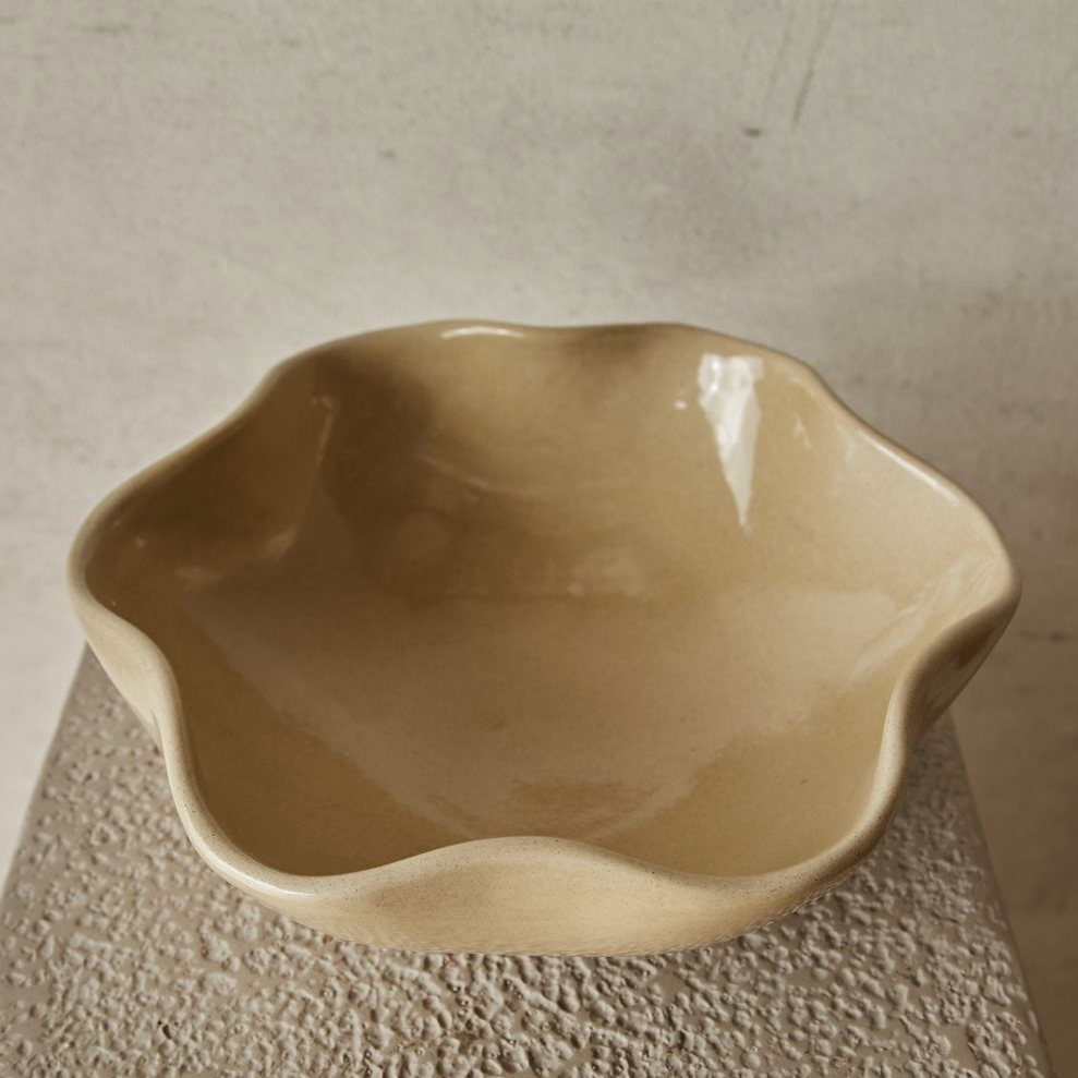 MCMULLIN & CO CLEMENTINE BOWL: CLAY GLAZED