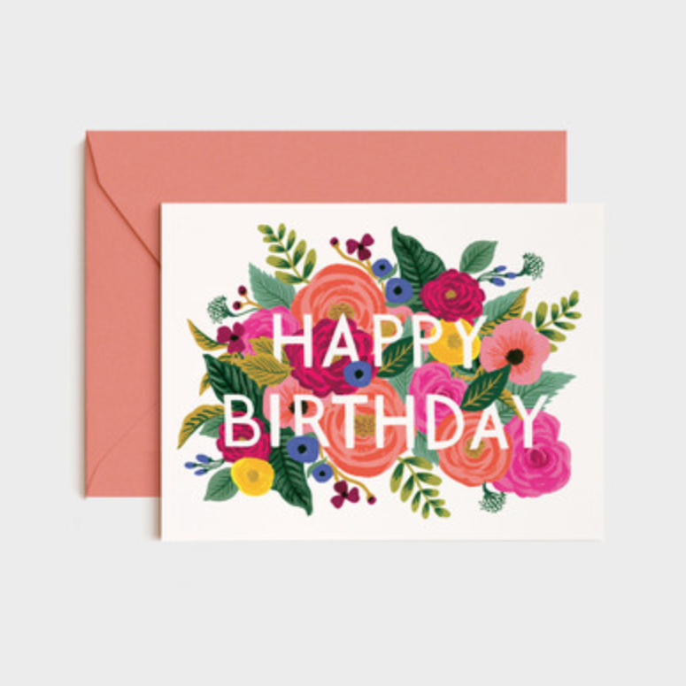 RIFLE PAPER CO JULIET ROSE BIRTHDAY CARD