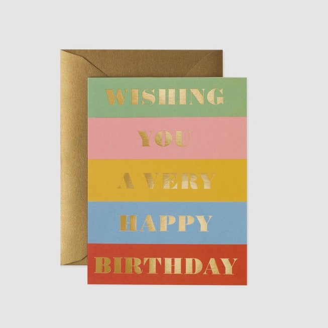 RIFLE BIRTHDAY WISHES CARD