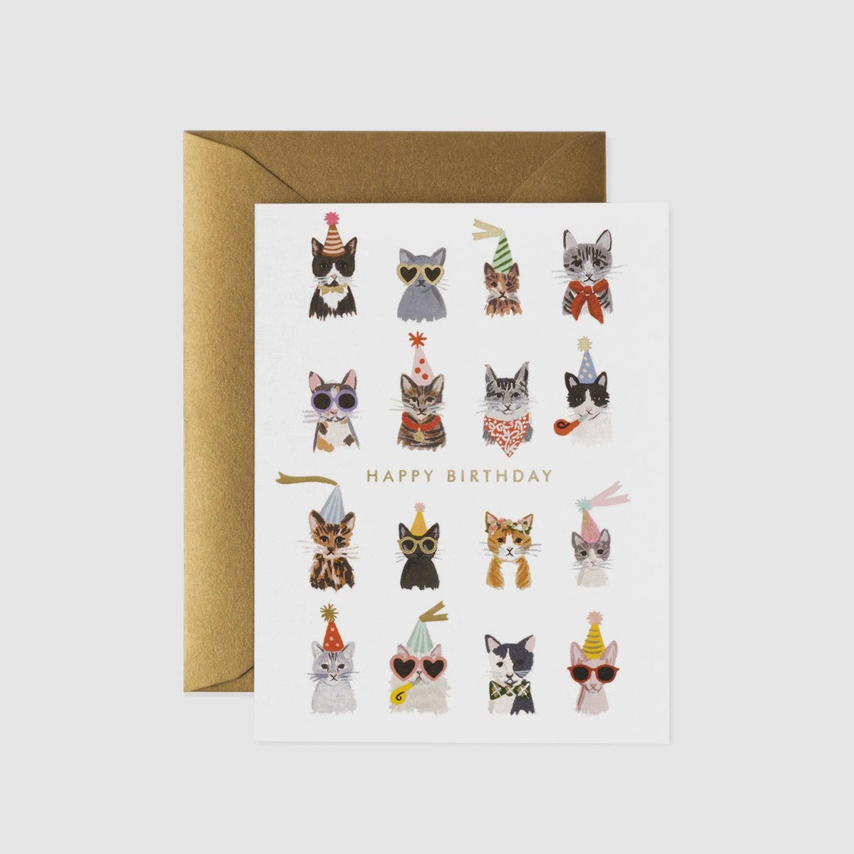 RIFLE COOL CATS BIRTHDAY CARD