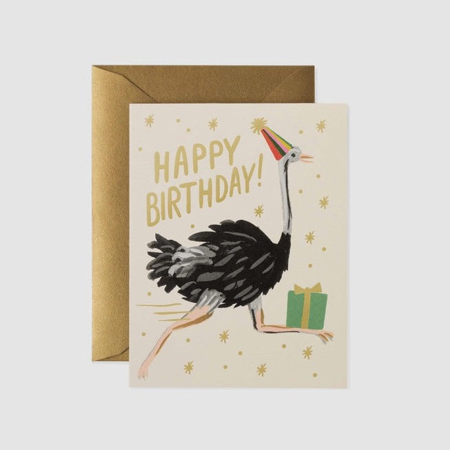 RIFLE OSTRICH BIRTHDAY